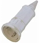 Mennekes Schuko-Kupplung grau 16A 2p+E 230V IP44 - Grau