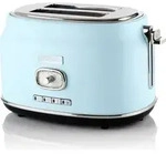 Westinghouse Zwei-Schlitz Toaster Retro Serie, 815 Watt, 6 Stufen, hellblau -