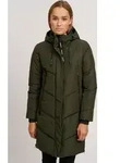 Oxmo OXJuna Damen Wintermantel Parka Mantel mit Kapuze Gummizug