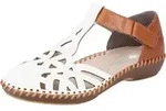 Rieker Damen Sandale Cutouts T-Riemen geschlossene Ferse M1678, Gr&ouml;&szlig;e:37 EU,