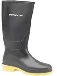 Dunlop Damen Gummistiefel Dulls 16258 FS279 (40 EU) (Schwarz) - Schwarz - 40
