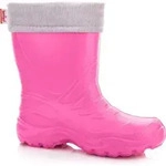 Lemigo leichte Kinder Gummistiefel gef&uuml;ttert "Termix" Pink 22/23