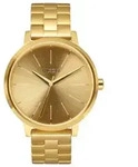 Nixon A099 NX00 1502 Damen-Armbanduhr, Gold-Geh&auml;use, Metall-Armband - Gold