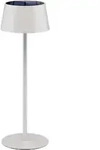 Kabellose LED-Tischleuchte Solar, wei&szlig; mit Touch-Steuerung, 150 lm, warmwei&szlig; (3000