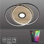 Selltec LED Deckenlampe rund Q-AMIRA Smart Home CCT Lichtfarbwechsel, dimmbar