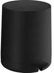 Kosmetikeimer - Kunststoff - Schwarz - 4 Liter - Schwarz