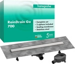 hansgrohe RainDrain Go Komplettset Duschrinne 700 r&uuml;ckseitig befliesbar f&uuml;r