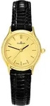 Dugena 1626331 Damen-Armbanduhr, Edelstahl-Geh&auml;use, Leder-Armband