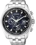 Citizen Herren Armbanduhr AT9030-55L Funk Solar Eco-Drive - Silber