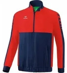 Erima Six Wings Pr&auml;sentationsjacke New Navy/Rot Junior - Rot - 128