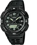 Casio Collection Uhr AQ-S800W-1BVEF Solar Ana-Digi Sportuhr schwarz - Schwarz/Schwarz Casio Collection Uhr AQ-S800W-1BVEF Solar Ana-Digi Sportuhr schwarz - Schwarz/Schwarz