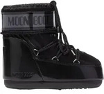 MOON BOOT Icon Low Glance Satin Winter Stiefel schwarz EU 36-38 - Schwarz -...