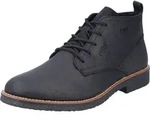 Rieker Herren Stiefeletten Schn&uuml;rboots Winterstiefeletten Schwarz Glattleder