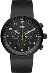 Braun Uni-Armbanduhr BN0095BKBKBKG Analog Quarz Kautschuk 66551, Schwarz - Schwarz