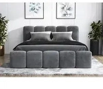 Polsterbett SONIC mit Bettkasten und Metallgestell 180 x 200 cm. Modernes...