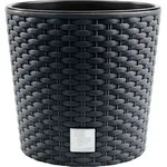 Rato runder Blumentopf DRTUS400L mit Einsatz | Anthrazit - Grau