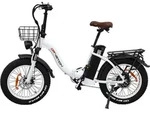 DrveTion CT20 Elektrofahrrad - 48V15Ah Batterie 55-70KM Reichweite - Perlwei&szlig; -