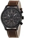 Timex Expedition Field Chrono T49905 Herrenchronograph Indiglo Beleuchtung - Schwarz