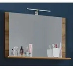 VCM Badspiegel rahmenlos | Wandspiegel | schlankes Design | Ma&szlig;e ca. H. 55 x B. 60 x