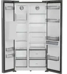 Bauknecht SBS IW E90 Pearl, Freistehend, Amerikanische T&uuml;r, Edelstahl, 2...