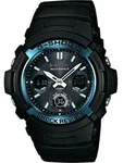 Casio AWG-M100A-1A, Armbanduhr, Polymer, Schwarz, Blau, CTL920, 5,2 cm, 1,49 cm -
