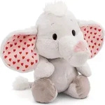 Nici 61485 Kuscheltier Love Elefant hellgrau 23cm schlenkernd - Grau
