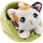 NICI 61332, Spielzeug-Katze - Braun/Gr&uuml;n/Orange/Wei&szlig;