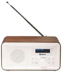 Denver DAB-30DW Dark Wood Tischradio DAB+ UKW Weckfunktion Holz-Braun (DAB-30DW) -