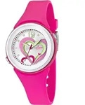 Calypso Damen Uhr Analogico K5576/5 Kunststoff PUR Armbanduhr pink UK5576/5 - Rosa