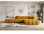 ALTDECOR Ecksofa in L-Form OLEA-L2 - 289x176x71 cm Senfgelb - Corner Sofa Bett