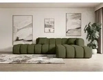 ALTDECOR Ecksofa in L-Form OLEA-L2 - 289x176x71 cm Gr&uuml;n - Corner Sofa Bett Eckcouch