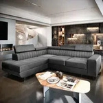 Masseno Ecksofa NOLA L-S mit Schlaffunktion L-Form, Sofa mit Bettkasten,