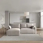 Masseno Ecksofa FORIL P mit Schlaffunktion L-Form, Sofa mit Bettkasten,