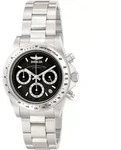 Invicta Speedway 9223 Herrenuhr - Quarzwerk - Edelstahl mit schwarzem Zifferblatt -