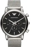 Emporio Armani AR1808 Silber - Gro&szlig;e one size - Schwarz