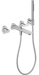 Axor Citterio C inbouw badmengkraan afbouwdeel met handdouche chroom - Silber