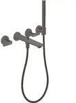 hansgrohe 3-Loch-Wannenarmatur Axor Citterio o. Struk., brush. bla vc, UP Wandmontage