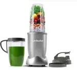 NutriBullet Pro 900, Sport-Mixer, 0,925 l, Pulsfunktion, Eis-Crusher, 900 W, Silber -