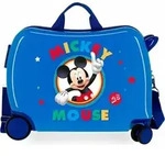 Kinderreisekoffer auf Rollen / Kinderwagen MICKEY MOUSE Circle Blue, 2039821 - Blau