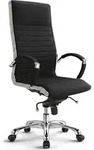 VERSEE Montreal B&uuml;rostuhl Stoff Schwarz &ndash; ergonomischer Chefsessel, drehbarer