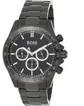 Hugo Boss Sport 1512961 Herrenuhr Schwarzes Stahl Chronograph - Schwarz