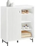 SoBuy FSB62-W Schuhschrank K&uuml;chenschrank Sideboard Kommode Aufbewahrungsschrank -