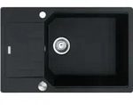 Franke Sp&uuml;le URBAN UBG 611-78 XL in ONYX mit Excenterbedienung Drehknopf Edelstahl /