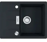 Franke Centro CNG 611-62 Black Matt - 114.0681.428 Granitsp&uuml;le - Schwarz
