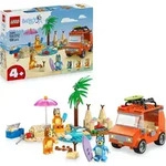 LEGO Bluey: Blueys Strandausflug - Spielzeug mit 3 Minifiguren inkl. Bingo &...