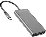 4smarts 458723, USB 3.2 Gen 1 (3.1 Gen 1) Type-C, 60 W, 1000 Mbit/s, Grau, SD,...