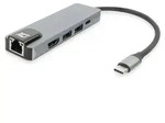 ACT USB-C 4K Dockingstation f&uuml;r 1 HDMI Monitor, Ethernet, USB-A, PD Pass-Through,