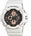Casio G-Shock Uhr GAC-100RG-7AER wei&szlig; schwarz Armbanduhr