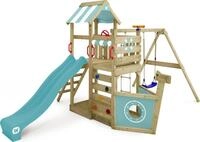 Spielturm Wickey SeaFlyer mit Schaukel und Sandkasten in Himmelblau