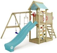 Spielturm Wickey MultiFlyer mit Schaukel und Rutsche in Himmelblau